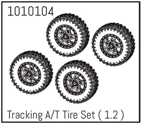 1.2 Tracking A/T Wheel Set - PRO Crawler 1:18 (4)"