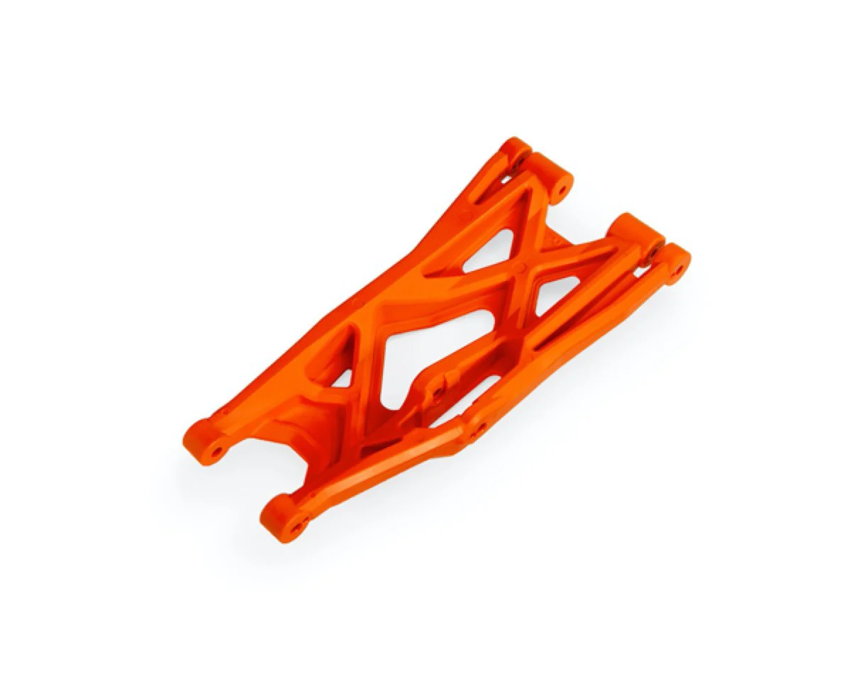 1 Triangle de suspension inférieur droit renforcés XMaxx - Traxxas 7830T Orange