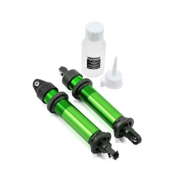2 Amortisseurs Traxxas 7761G GTX Alu vert Avant/Arrière XMaxx