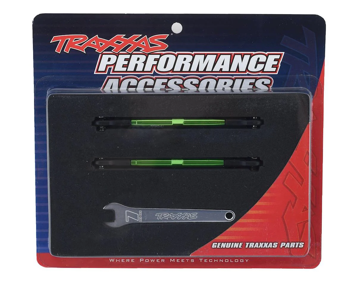 2 Biellettes Alu Avant / Arrière Rustler 4X4 - Traxxas 6742G - Image 2