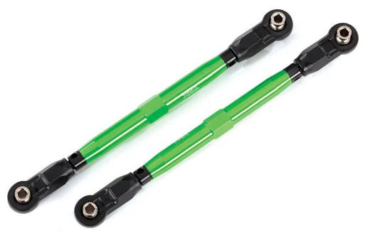 2 Biellettes large alu anodisées 6061-T6 Verte WideMaxx - Traxxas 8997G