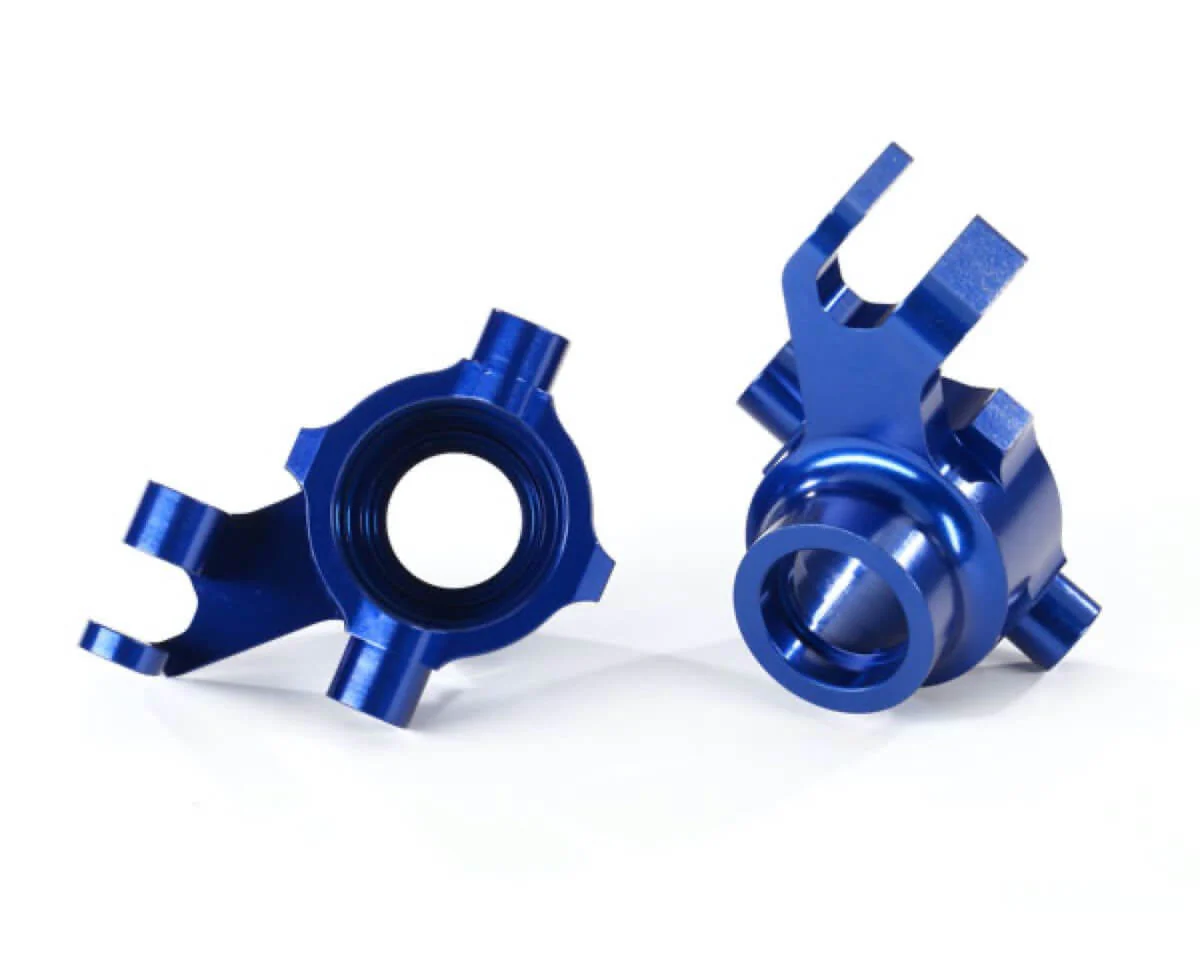 2 Fusées de direction Gauche / Droite Alu anodisés Bleue Maxx - Traxxas 8937X