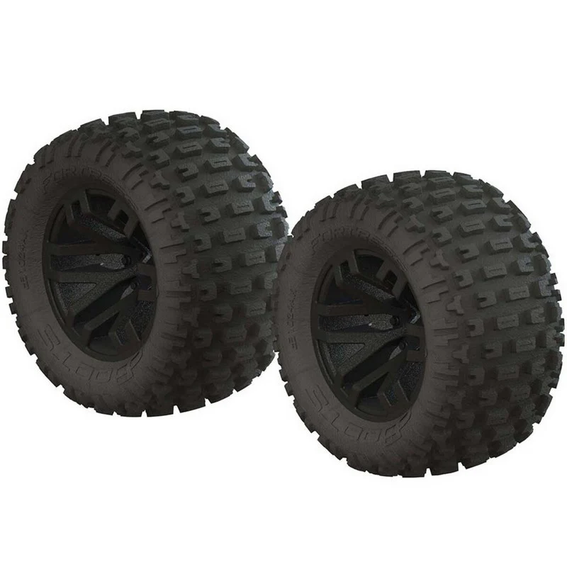 2 Jantes + Pneus dBoots Fortress MT Arrma AR550044