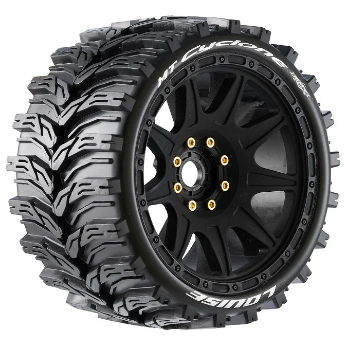 2 Pneus et roues MT-CYCLONE soft MFT Speed 3,8 (Hexagone amovible 0 & 1/2 Offset) 3356SB
