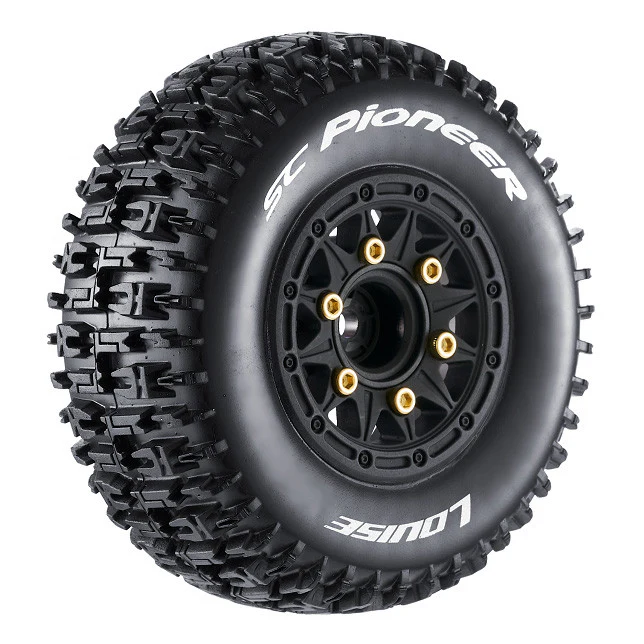 2 Pneus et roues SC-PIONEER Soft (Hex amovible 4pcs) - LT3148SB