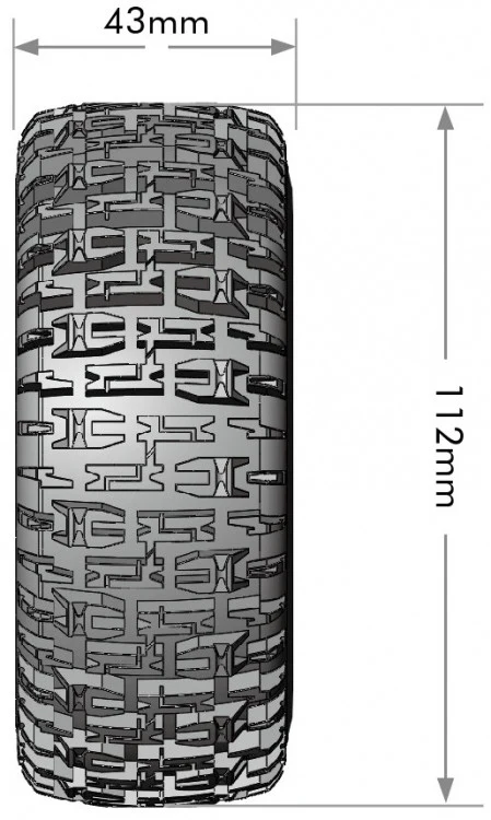 2 Pneus et roues SC-PIONEER Soft (Hex amovible 4pcs) - LT3148SB - Image 4