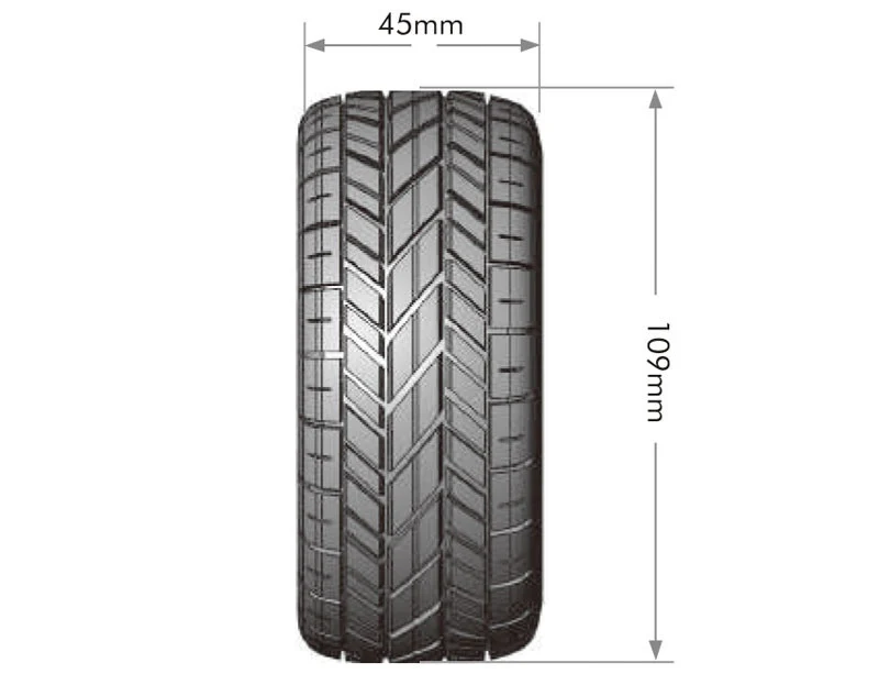 2 Pneus et roues SC-Rocket M soft 1/10 Short-Course (Hex amovible 4pcs) - LT3228SB - Image 3
