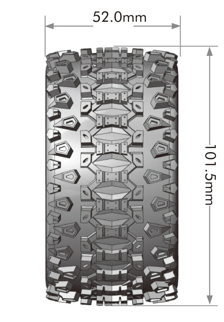 2 Pneus et roues ST-UPHILL Mini Maxx/ XRT - LT3388SM - Image 2