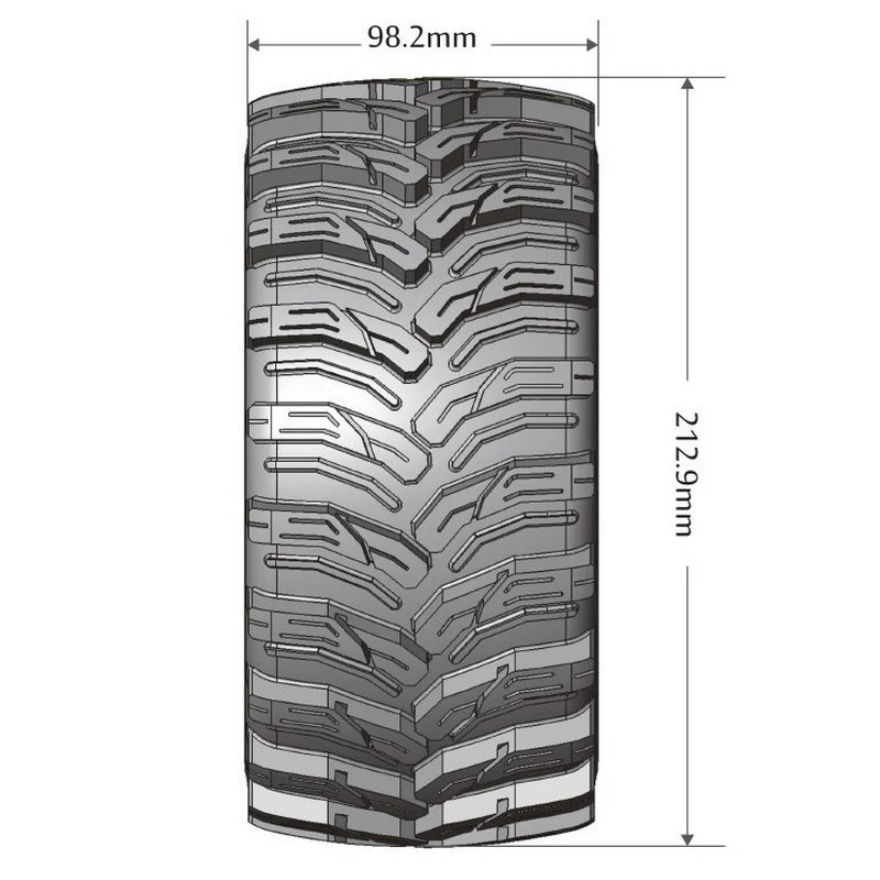 2 Pneus & Jantes Louise X-CYCLONE Kraton 8S (MFT) - LT3298BM - Image 3