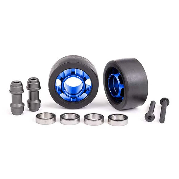 2 Roues alu anodises wheelie bar Traxxas 7775X