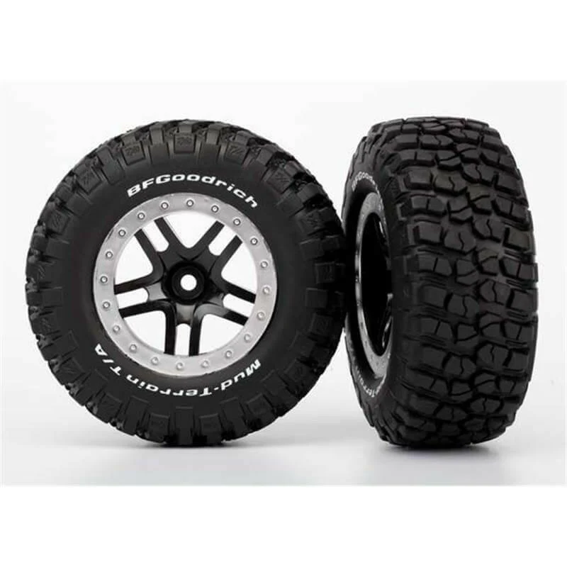 2 roues Arrière 2WD / Av et arr 4WD Noir / Argent Traxxas 5883