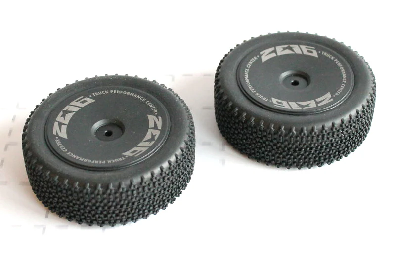 2 roues avant référence 7400 pour Buggy DF Model 3120 et Wltoys 144001 / 1269