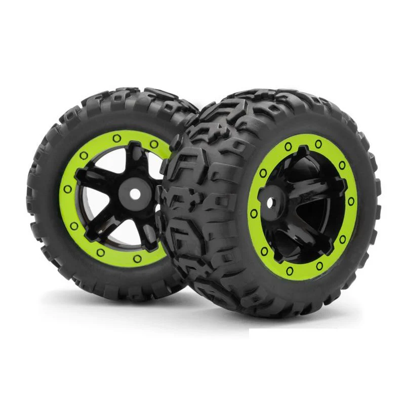 2 Roues complète Avant / Arrière Blackzon 1/16 - 540038