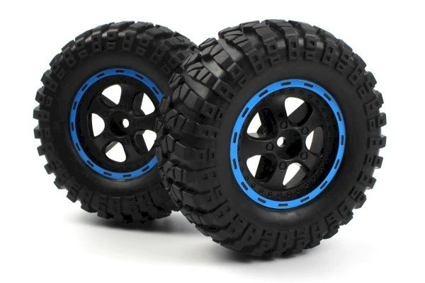 2 roues complètes Smyter DT (bleu/noir) Blackzon 540184