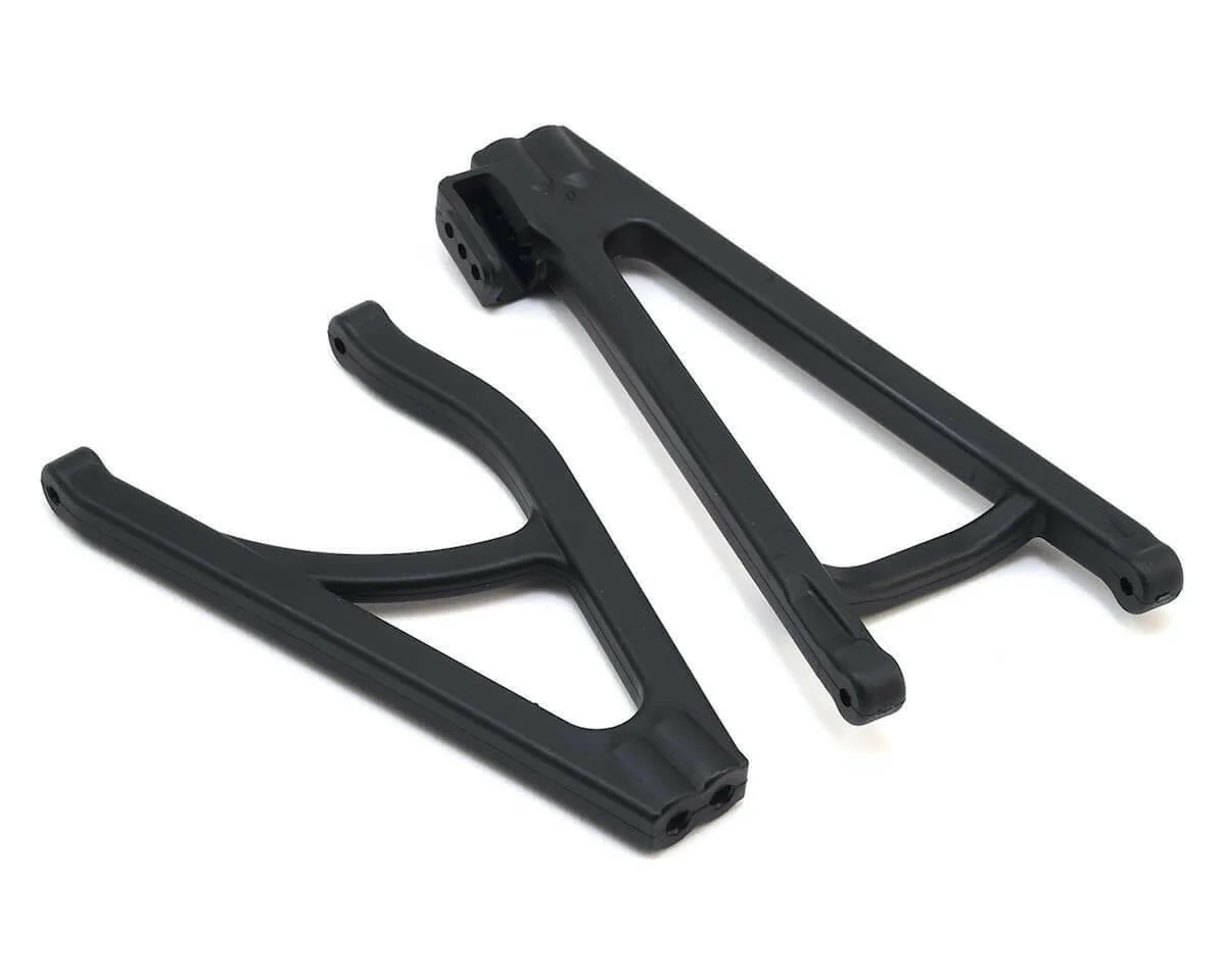 2 Triangles de suspension arrière gauche inf/sup renforcés - Traxxas 8634 - Noir