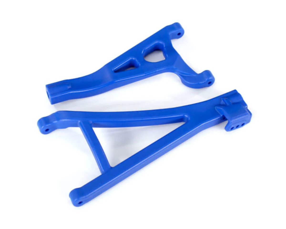 2 Triangles de suspension avant droit renforcés - Traxxas 8631X - Bleu