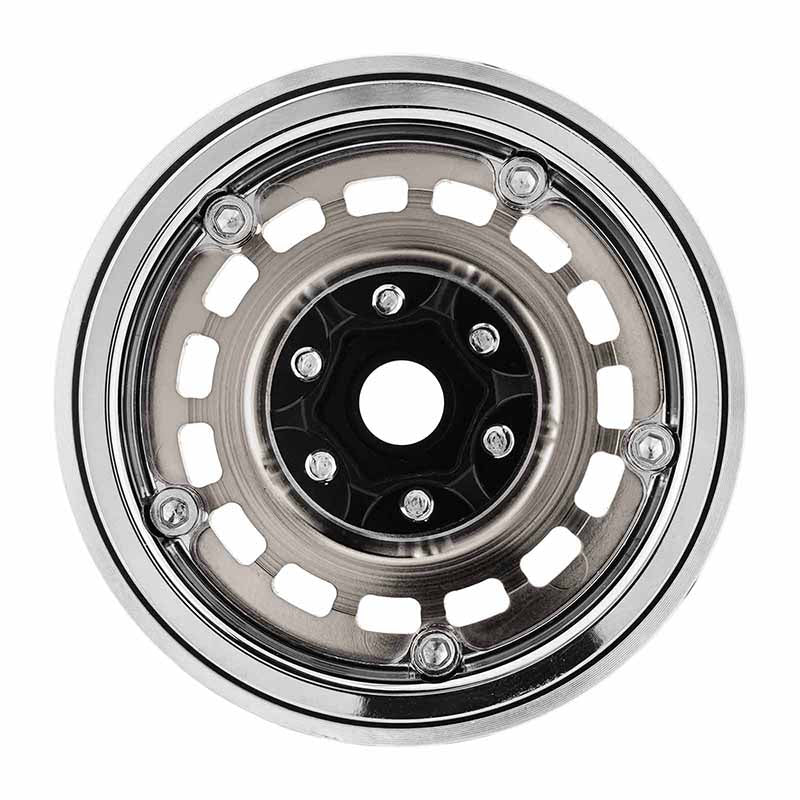 4 jantes INJORA 1,9" chrome en aluminium CNC pour crawlers RC 1/10 (W1903) - Image 6