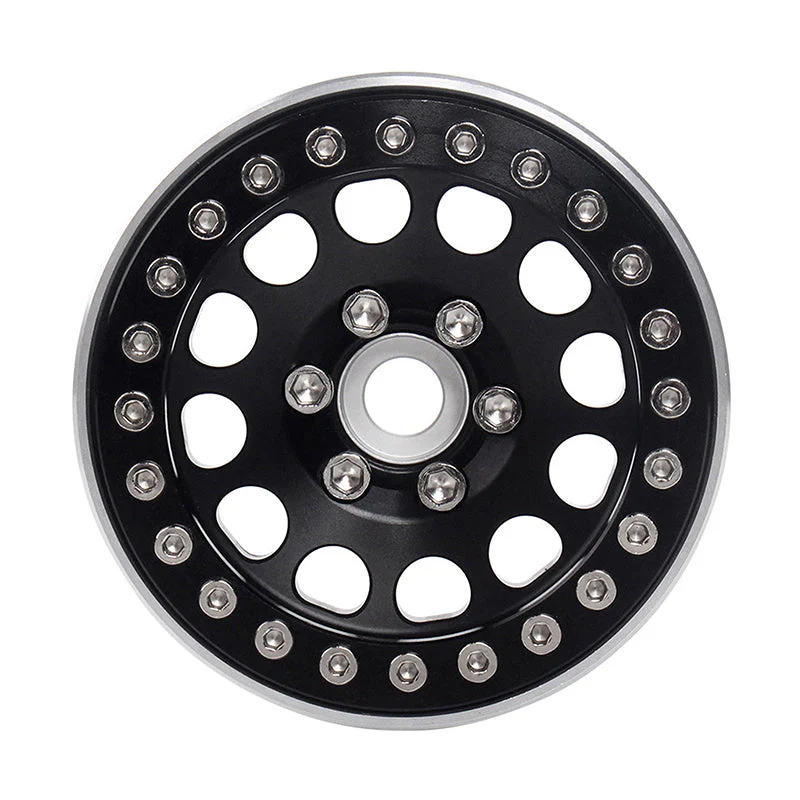 4 jantes Injora 1,9" en alliage d'aluminium Beadlock pour crawler RC 1/10 - Image 4