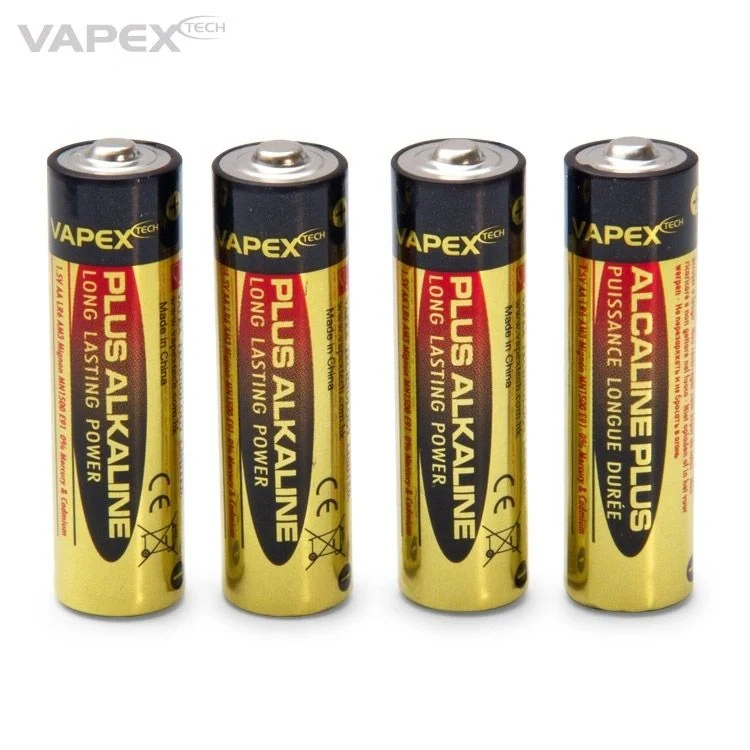 4 Piles Plus Alcaline Vapex AA 1.5V LR6 - VPLUS4AA - Image 2