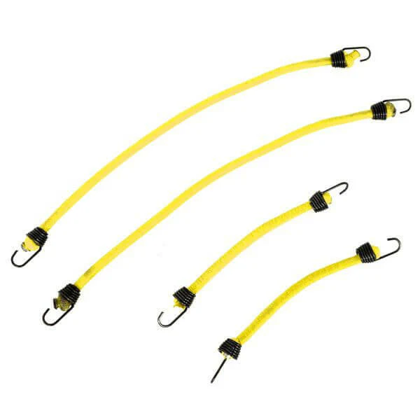4 Tendeurs élastiques jaune - Accessoires pour crawler 1/10