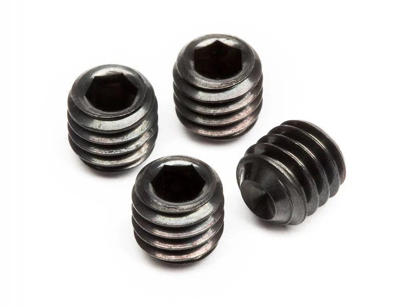 4 Vis sans Tete 6 pans M4x4mm