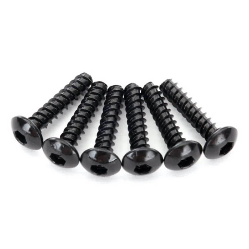 6 Vis BTR tête bombée 2.6x12mm Traxxas 8299