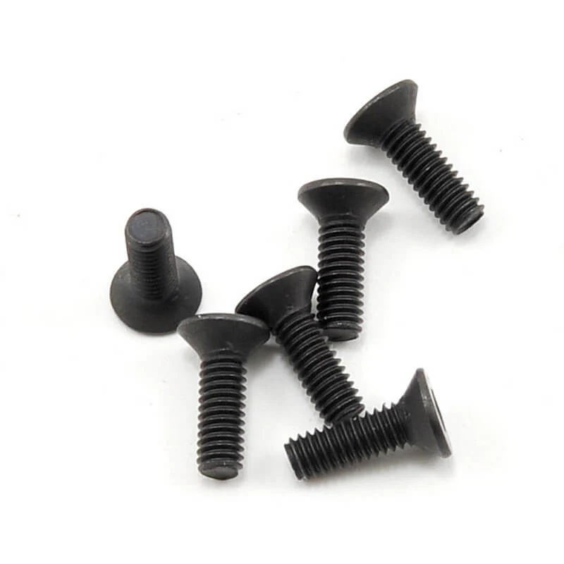 6 Vis BTR tête fraisée 2.5x8mm Traxxas 2524