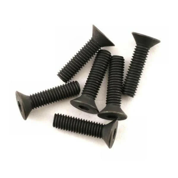 6 Vis BTR Tête fraisée 3x12mm Traxxas 2552