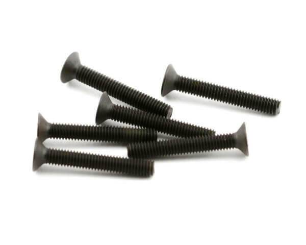 6 Vis BTR tête fraisée 3x20mm Traxxas 4857