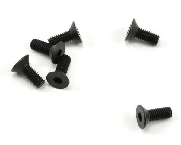 6 Vis BTR tête fraisée 3x8mm Traxxas 2550