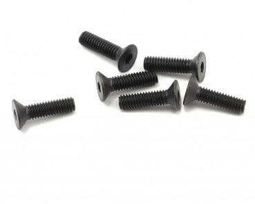 6 Vis BTR Tête fraisée 4x15mm Traxxas 2546