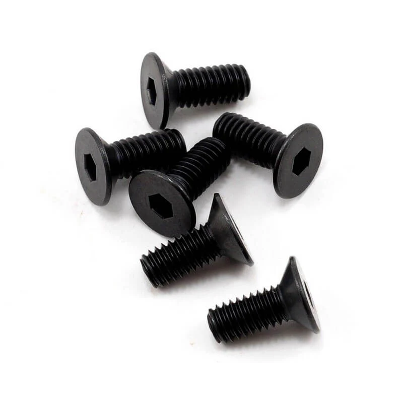 6 Vis BTR Tête fraisée M4x10 Traxxas 2535