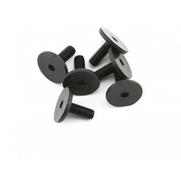 6 Vis BTR Tête plate large 3x8mm Traxxas 3931