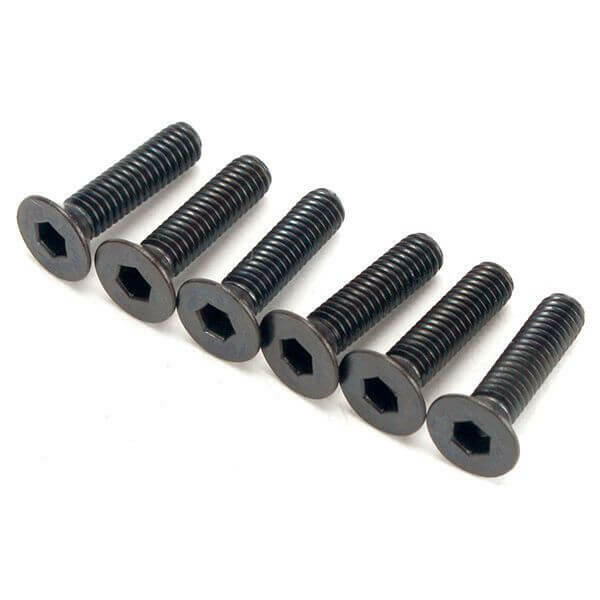 6 Vis  M3.5x18mm tete fraisée btr pour B8ER Team Magic 123518