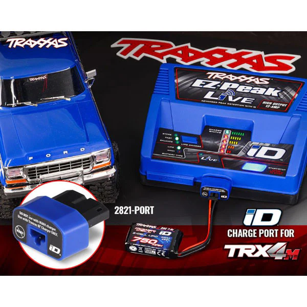 Adaptateur de charge pour Lipo TRX-4M pour chargeur Traxxas - 2821-PORT - Image 2