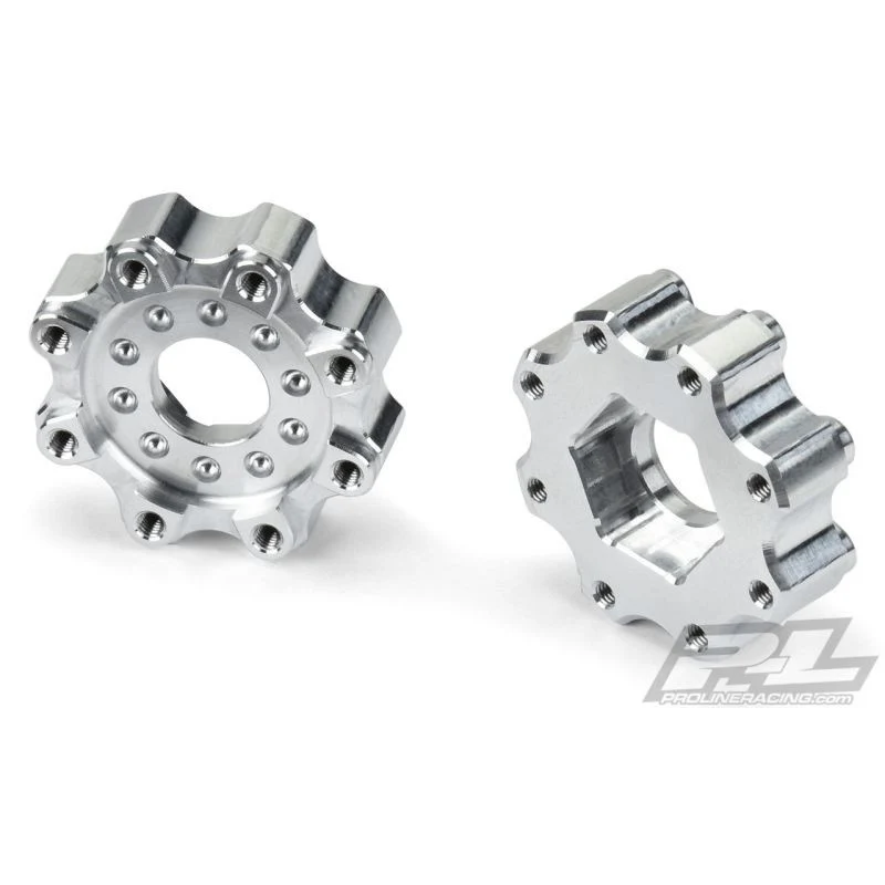 Adaptateur hexagonal Alu (x2) Pro-Line pour Jantes 8x32 3.8 Zéro-Offset - PRO6356-00"