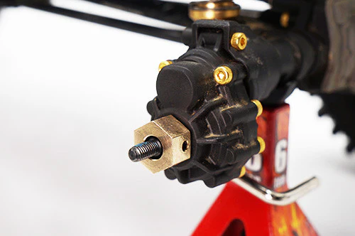 Adaptateur hexagonal en laiton de 12 mm, décalage de 8 mm pour Traxxas TRX-4 - Image 2