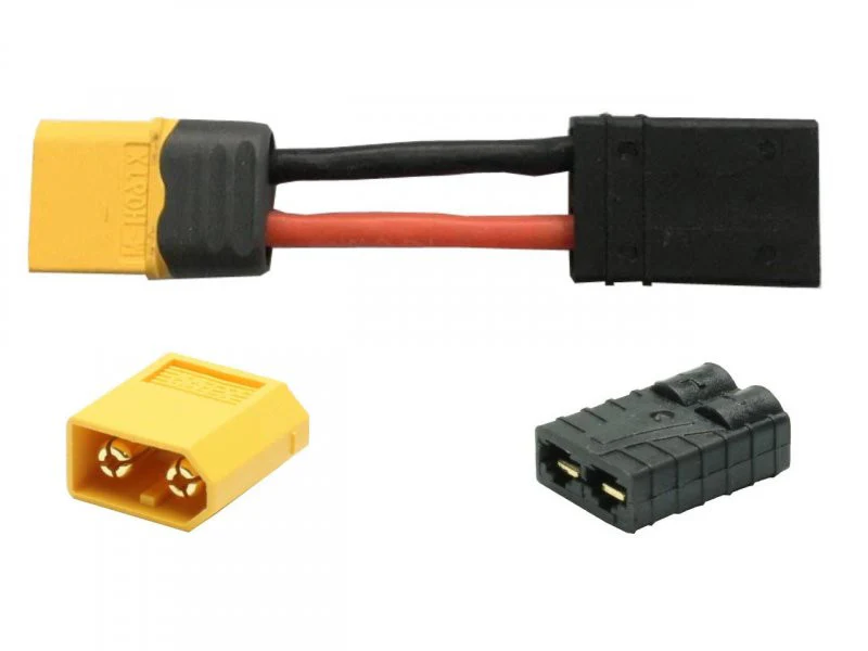 Adaptateur XT60 mâle vers Traxxas femelle