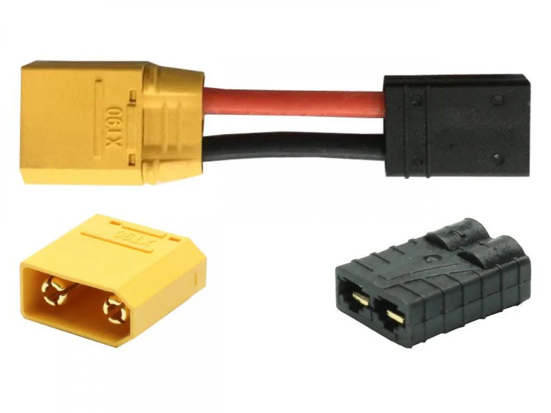 Adaptateur XT90 mâle vers Traxxas femelle X6459