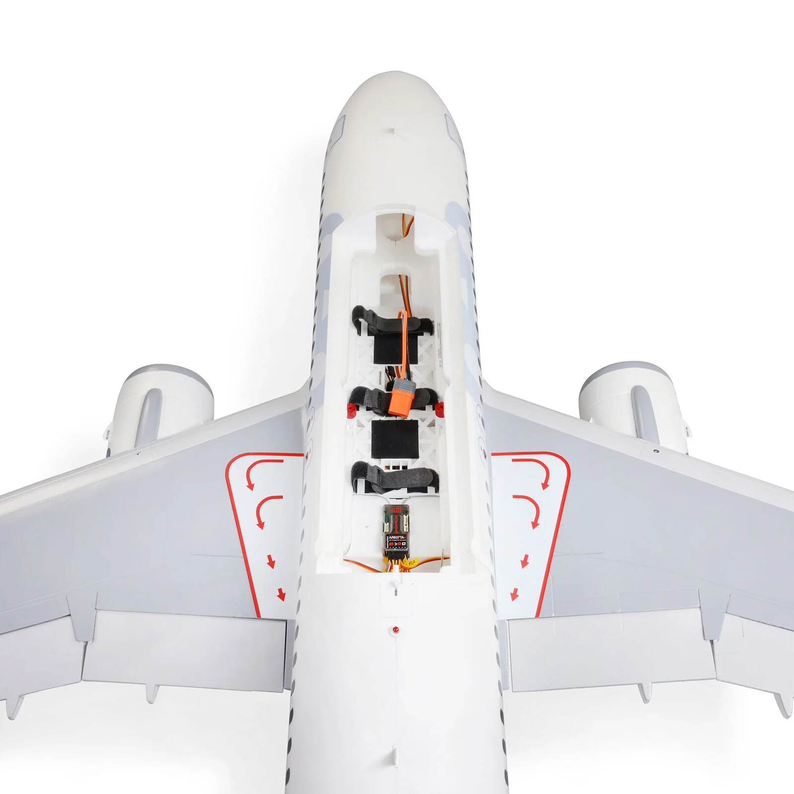 Airbus A320neo Twin 64mm EDF BNF Basic AS3X + SAFE - EFL1493 - Image 11