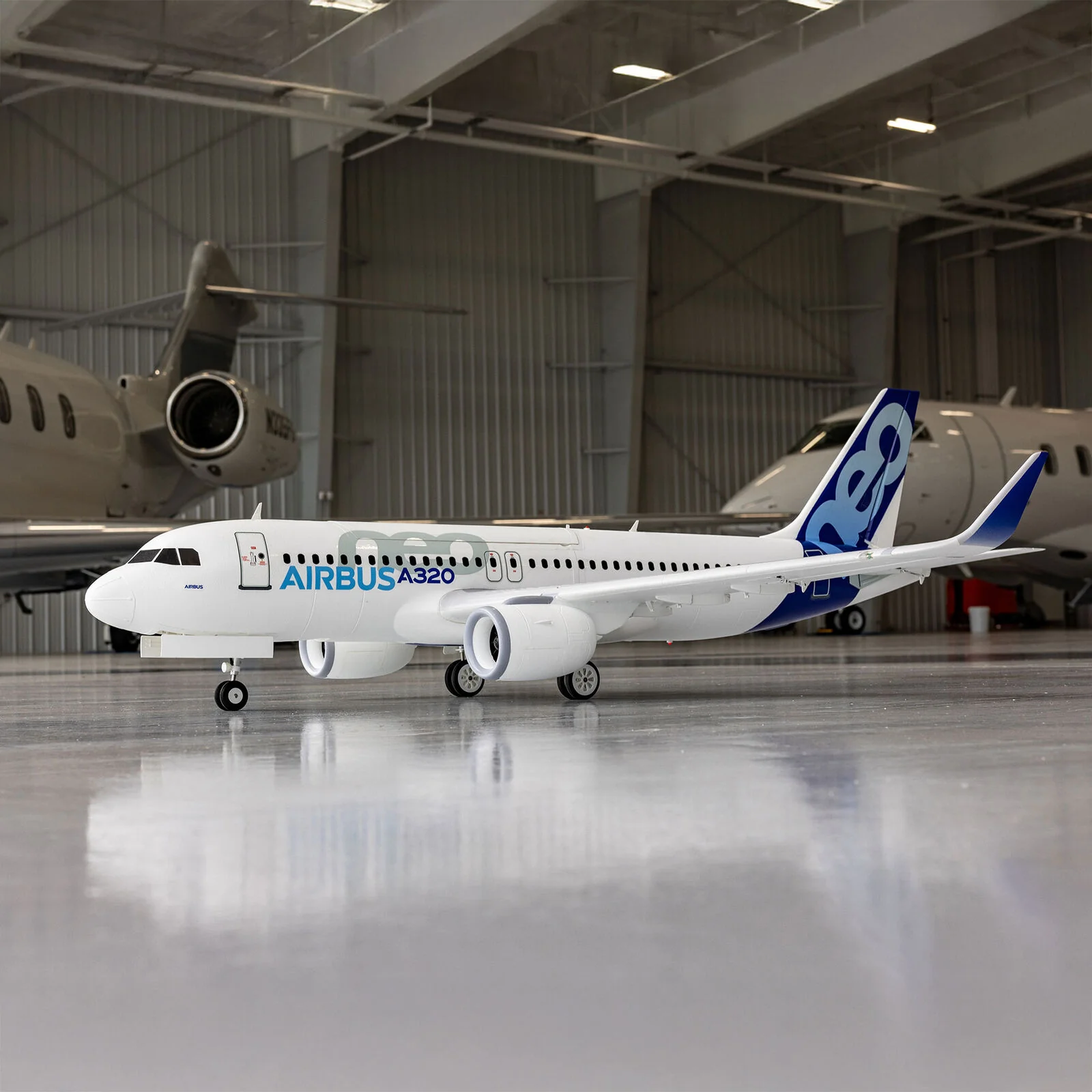 Airbus A320neo Twin 64mm EDF BNF Basic AS3X + SAFE - EFL1493 - Image 12