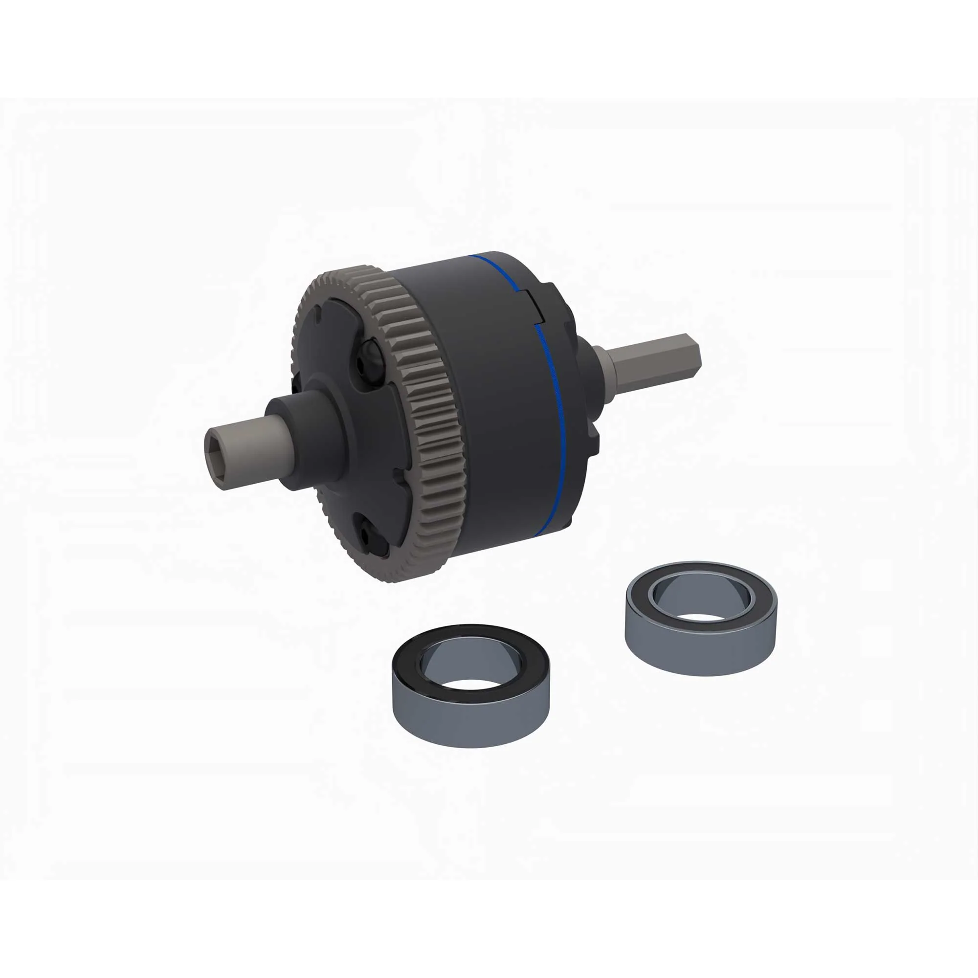 ARA-2985 Différentiel central assemblé 65T Mod 0,5 TBC cSt - Arrma Mini Kraton 1/16
