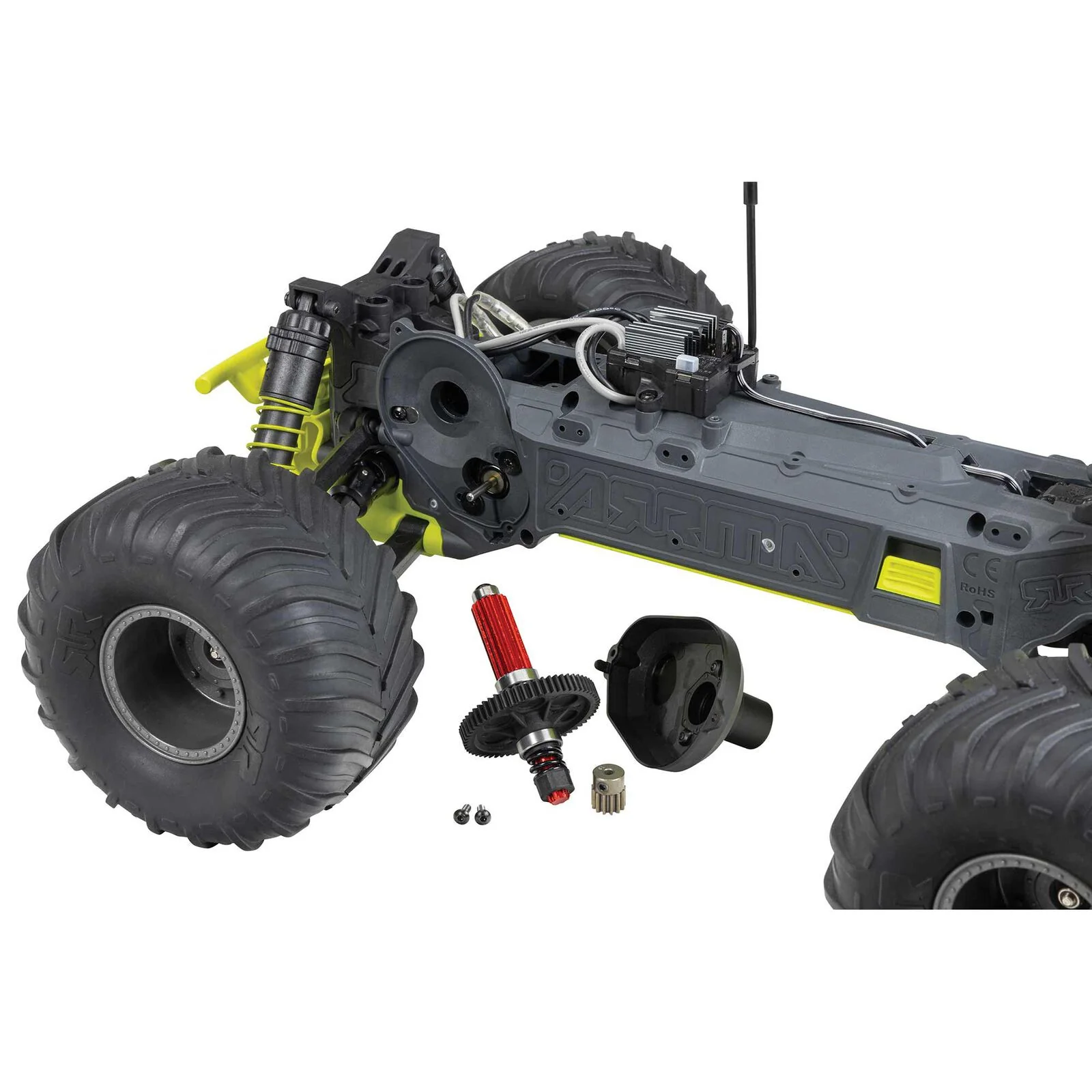 Arrma Gorgon 2WD MT 1/10 RTR jaune ARA3230ST1 - Image 5