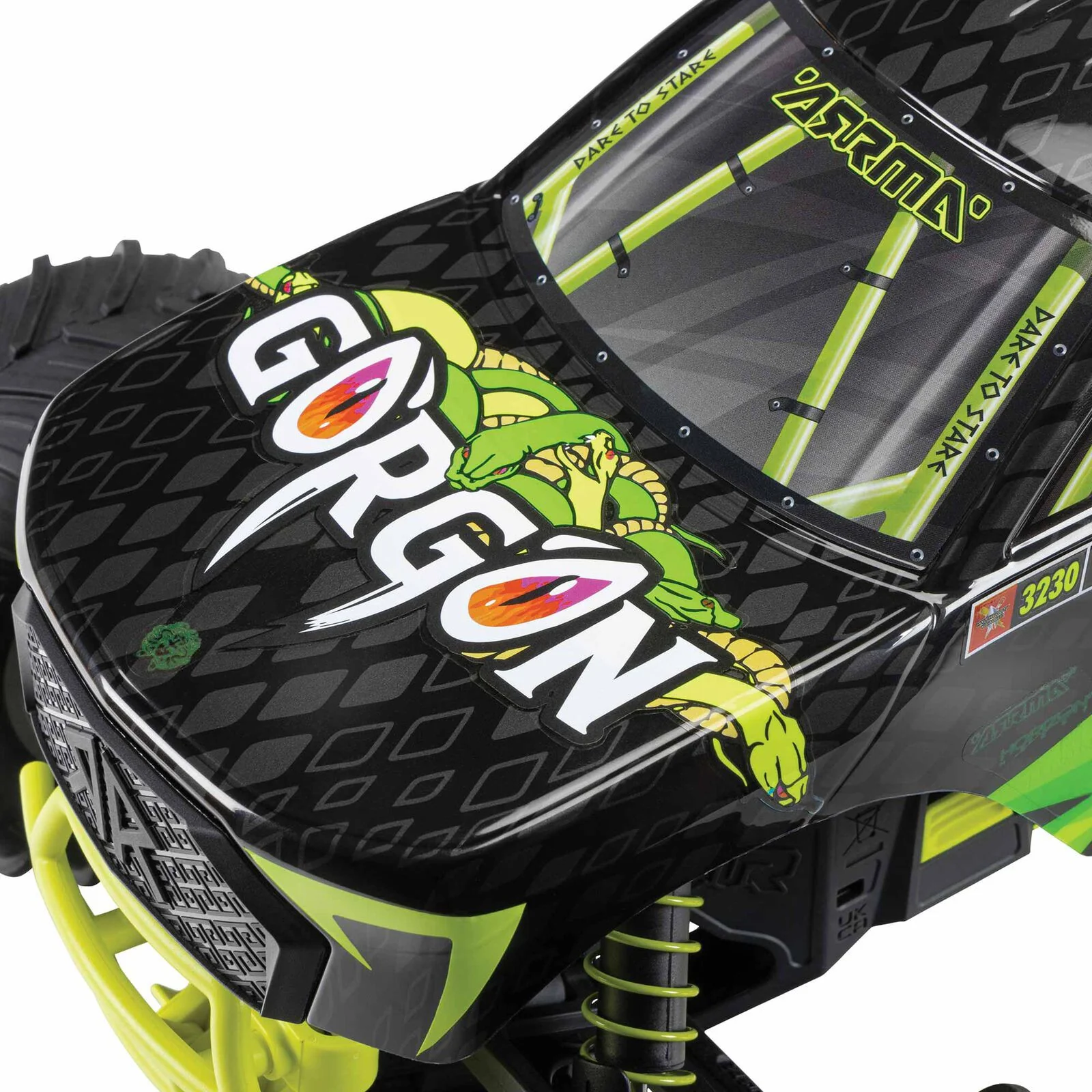 Arrma Gorgon 2WD MT 1/10 RTR jaune ARA3230ST1 - Image 9