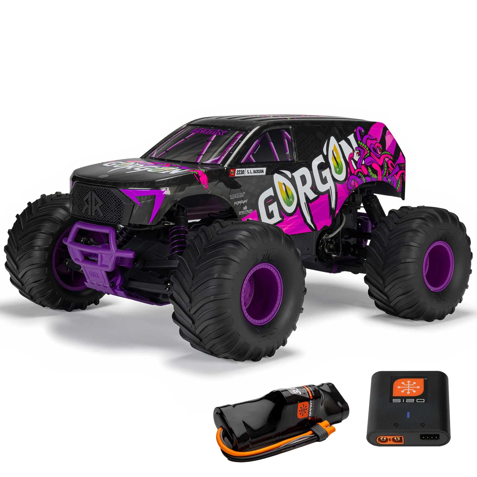 Arrma Gorgon 2WD MT 1/10 RTR violet ARA3230ST4