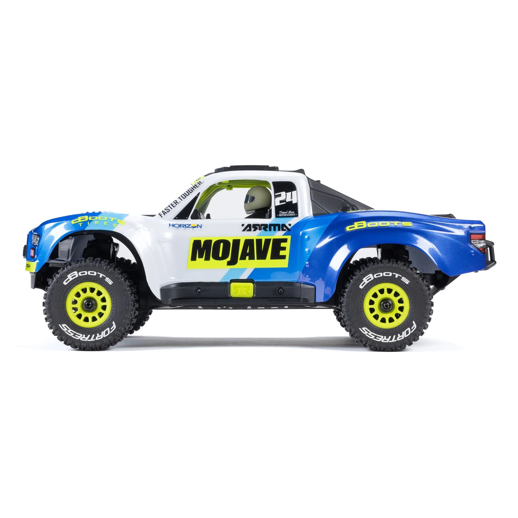 Arrma Mojave Grom Mega 1/16 380 4X4 Desert Truck RTR blanc/bleu ARA2104T2 - Image 2