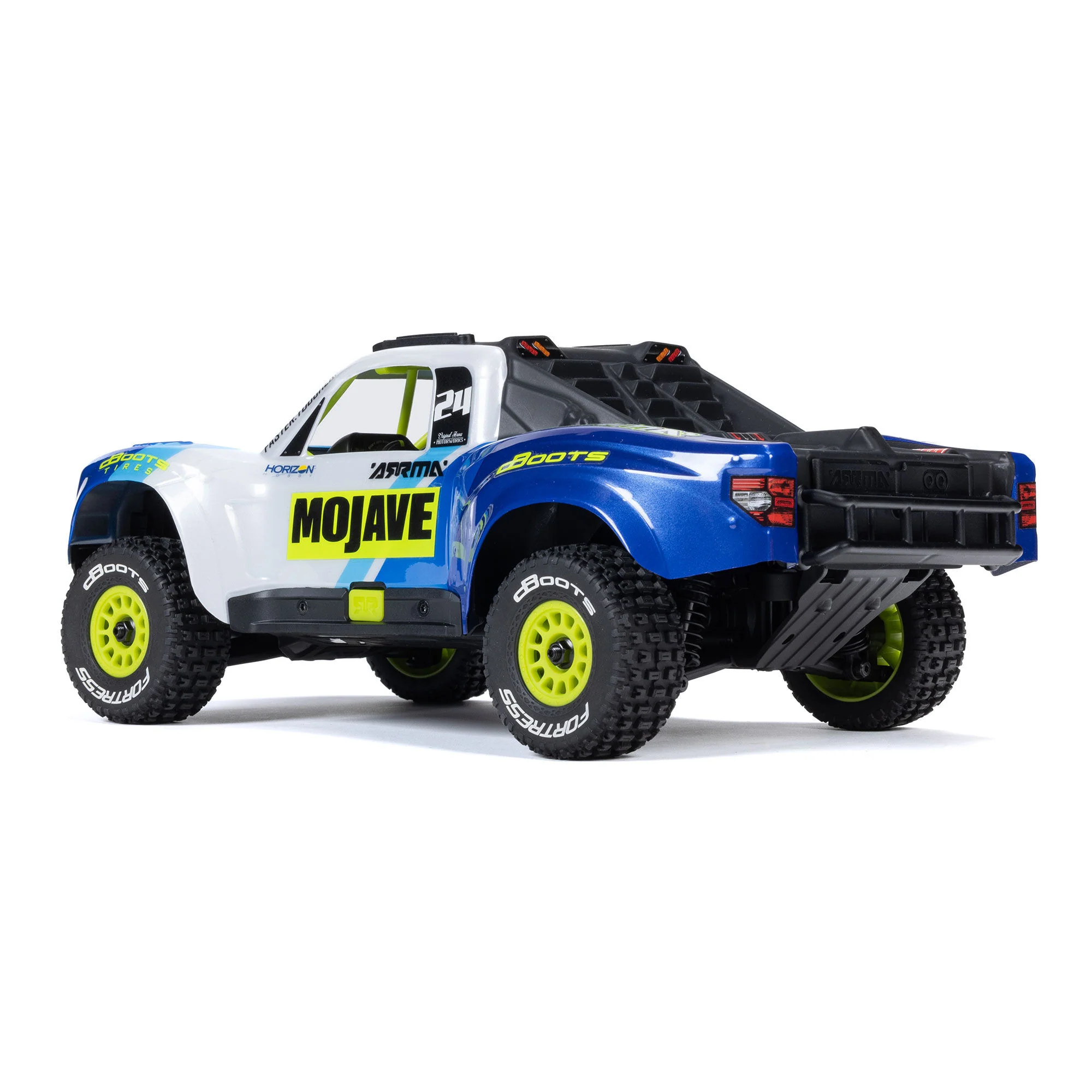 Arrma Mojave Grom Mega 1/16 380 4X4 Desert Truck RTR blanc/bleu ARA2104T2 - Image 3