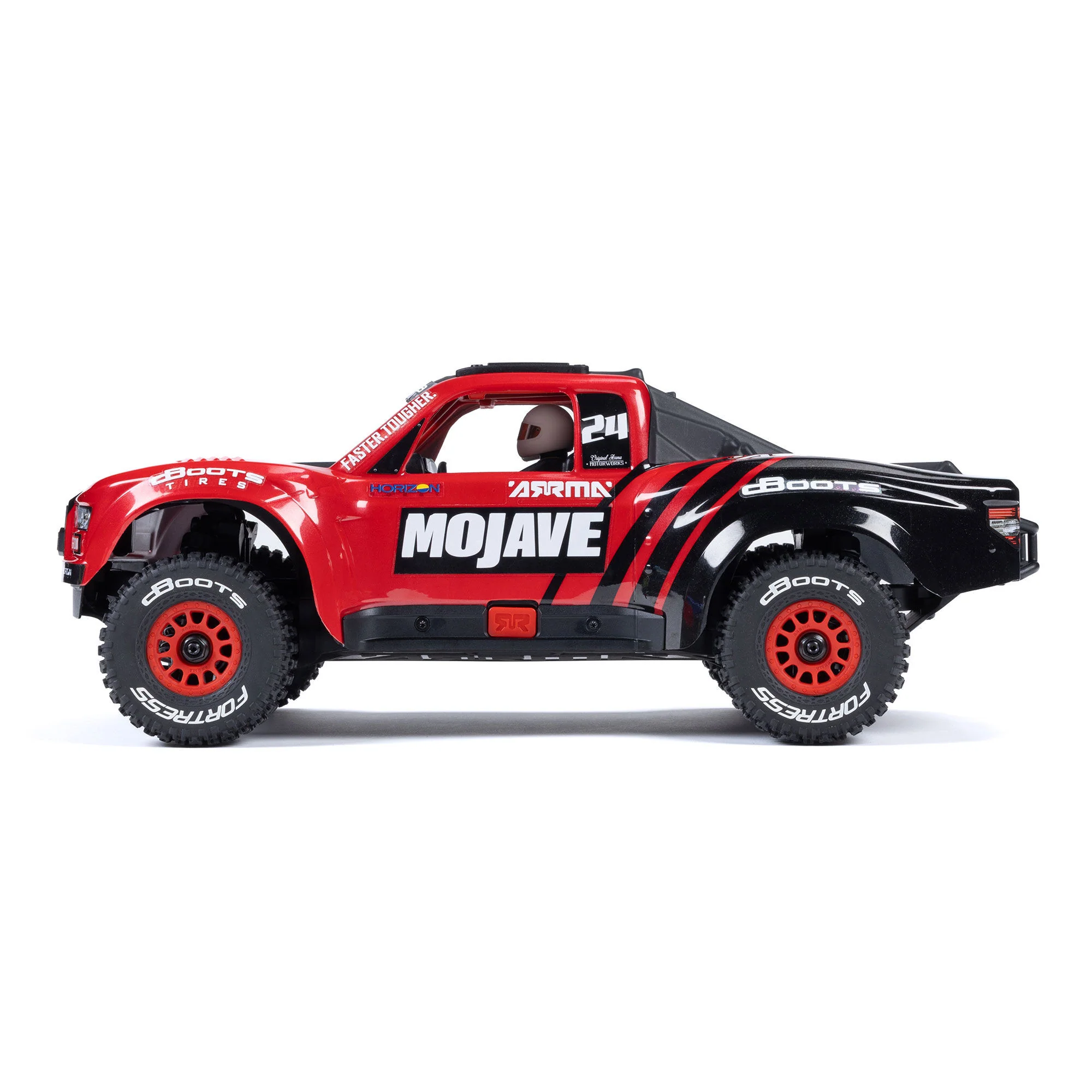 Arrma Mojave Grom Mega 1/16 380 4X4 Small Scale Desert Truck RTR rouge/noir - Image 3