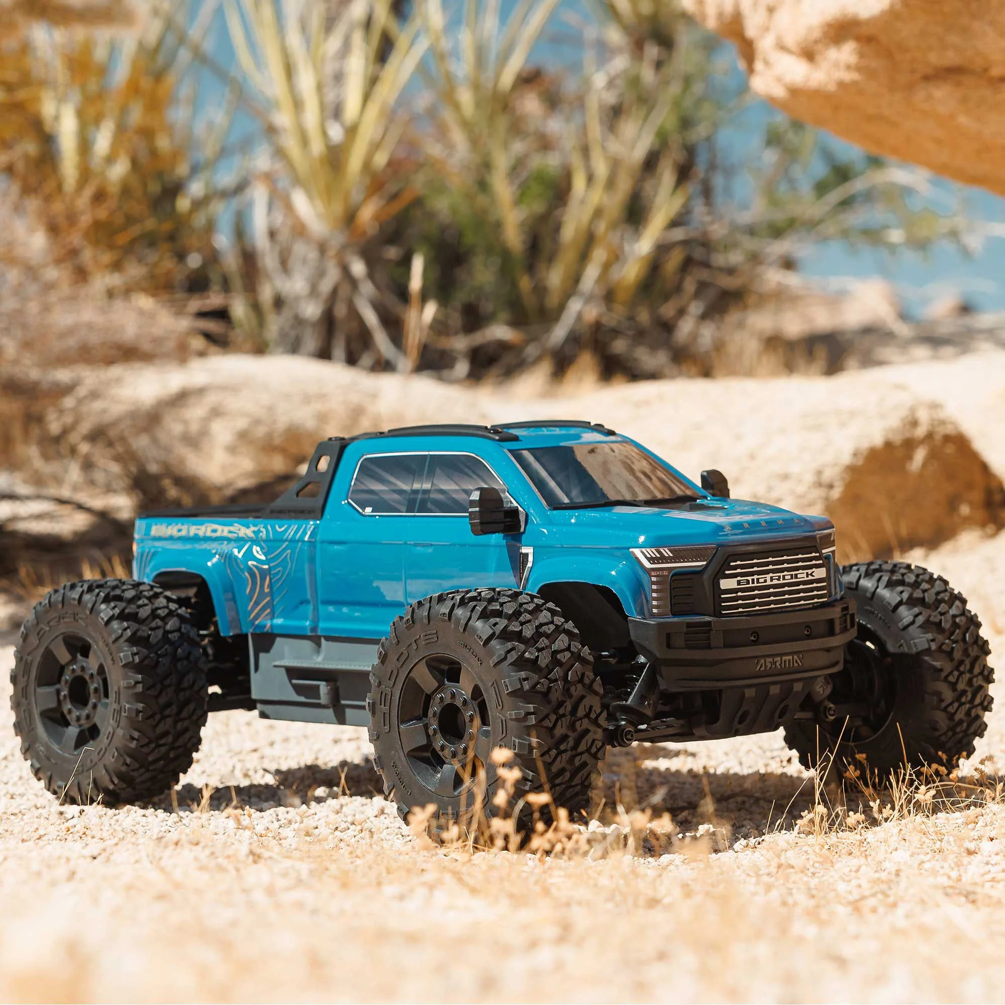 Arrma Monster Truck 1/10 BIG ROCK 223S DSC brushless 4X4 RTR bleu - ARA4312V4T3 - Image 22
