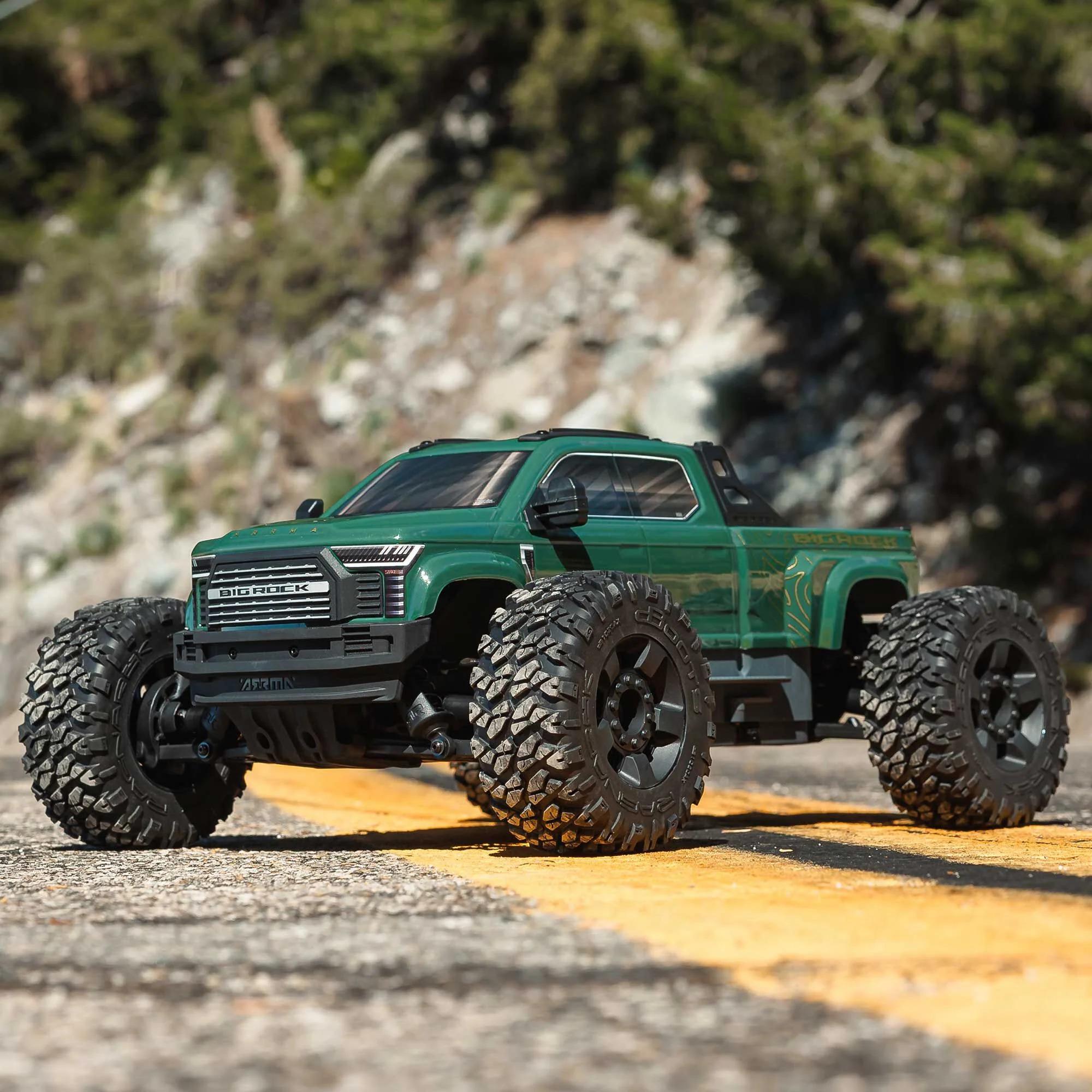 Arrma Monster Truck 1/10 BIG ROCK 223S DSC brushless 4X4 RTR vert - ARA4312V4T2 - Image 2